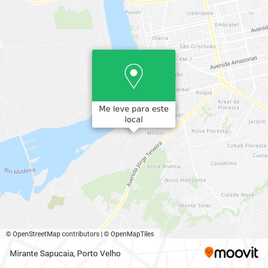 Mirante Sapucaia mapa