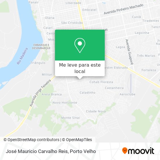José Mauricio Carvalho Reis mapa