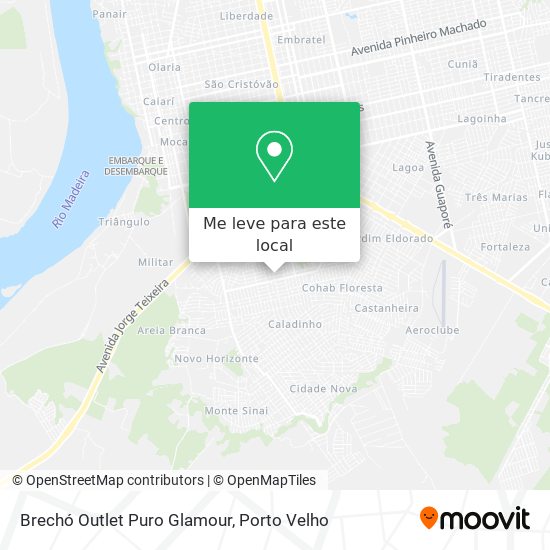 Brechó Outlet Puro Glamour mapa