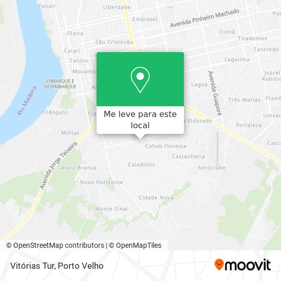 Vitórias Tur mapa