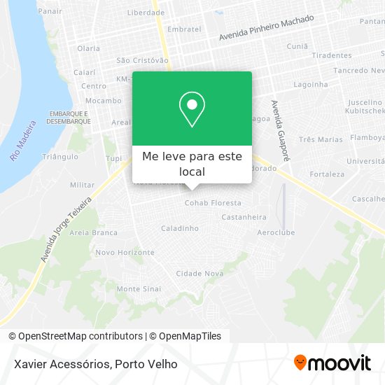 Xavier Acessórios mapa