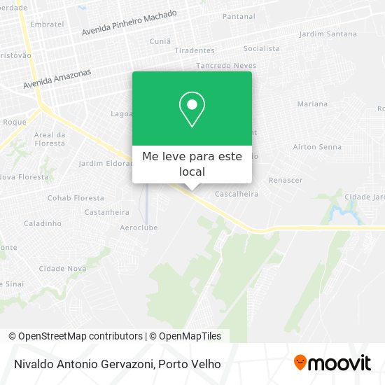 Nivaldo Antonio Gervazoni mapa