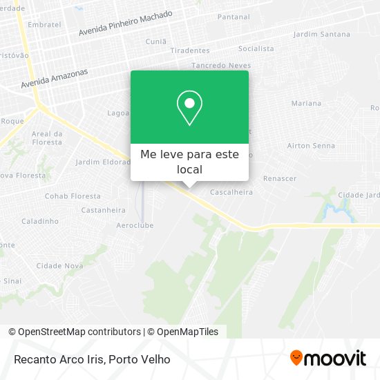 Recanto Arco Iris mapa