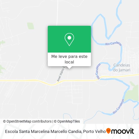Escola Santa Marcelina Marcello Candia mapa