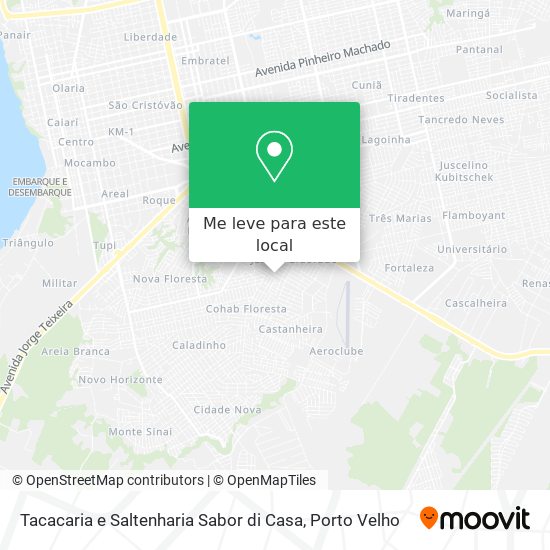 Tacacaria e Saltenharia Sabor di Casa mapa