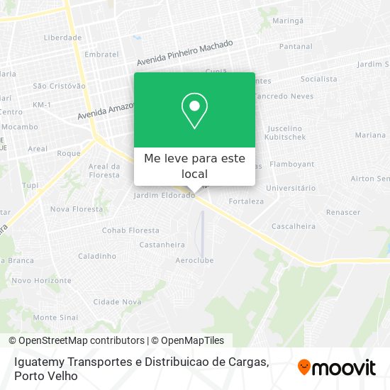 Iguatemy Transportes e Distribuicao de Cargas mapa