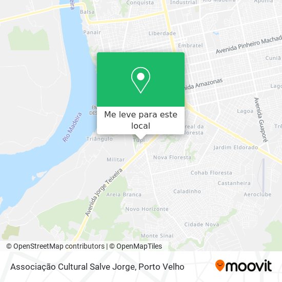 Associação Cultural Salve Jorge mapa