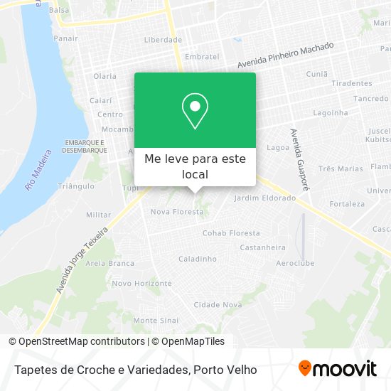 Tapetes de Croche e Variedades mapa