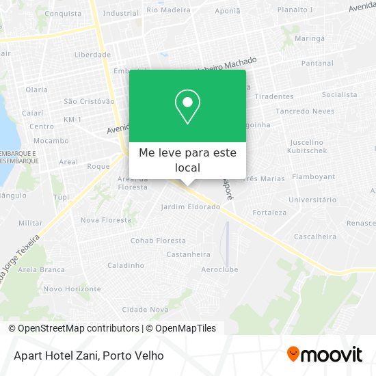 Apart Hotel Zani mapa