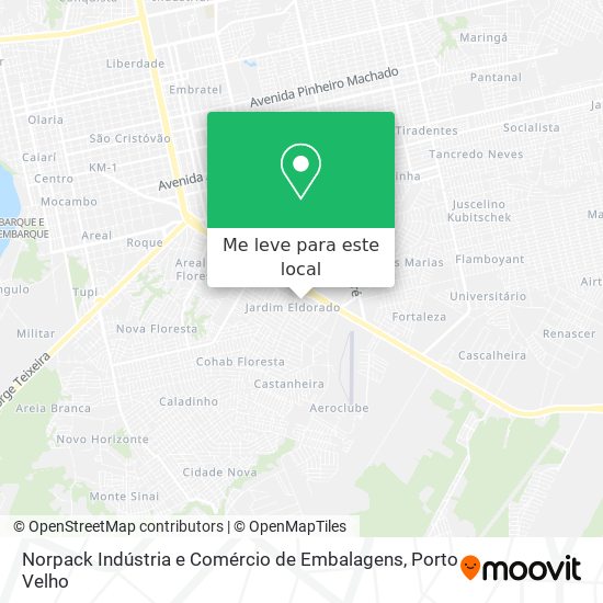 Norpack Indústria e Comércio de Embalagens mapa