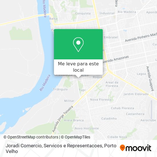 Joradi Comercio, Servicos e Representacoes mapa