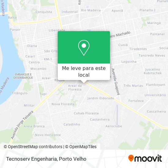 Tecnoserv Engenharia mapa