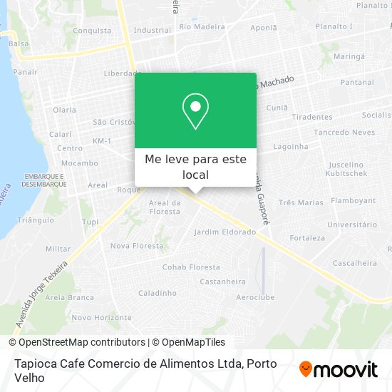 Tapioca Cafe Comercio de Alimentos Ltda mapa