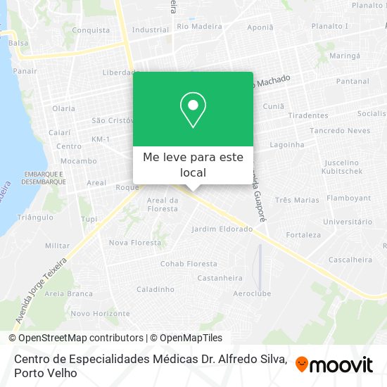 Centro de Especialidades Médicas Dr. Alfredo Silva mapa
