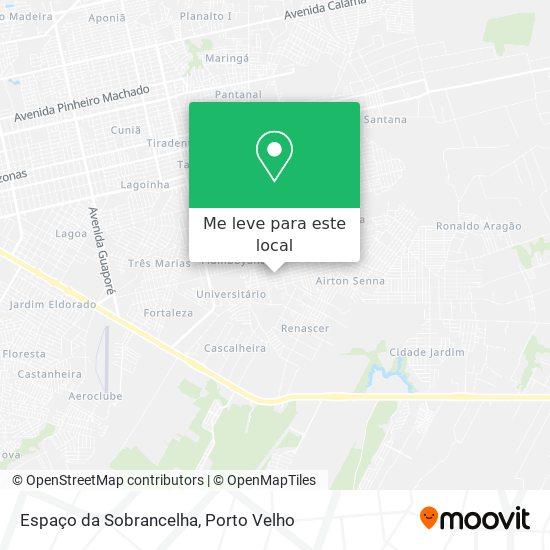 Espaço da Sobrancelha mapa