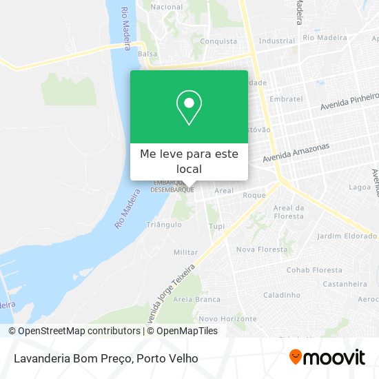 Lavanderia Bom Preço mapa