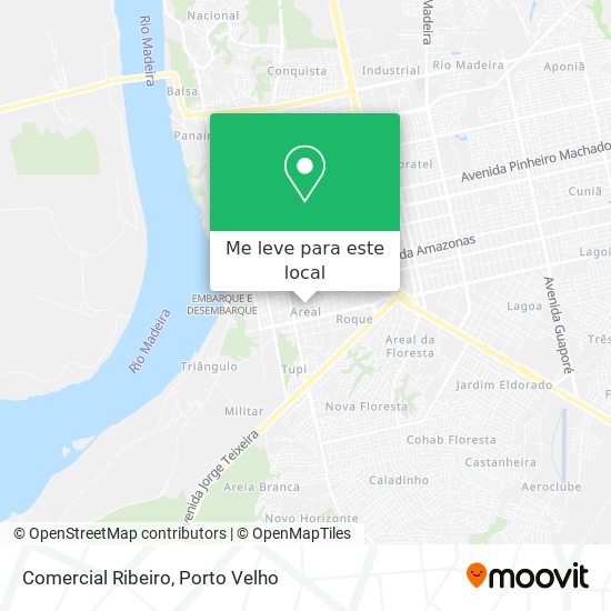Comercial Ribeiro mapa