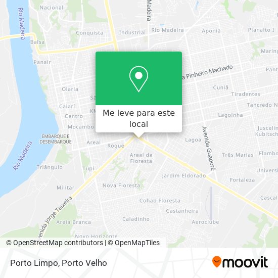 Porto Limpo mapa