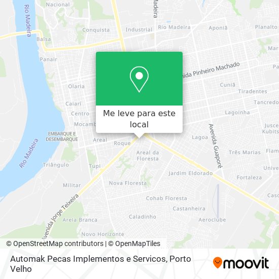 Automak Pecas Implementos e Servicos mapa