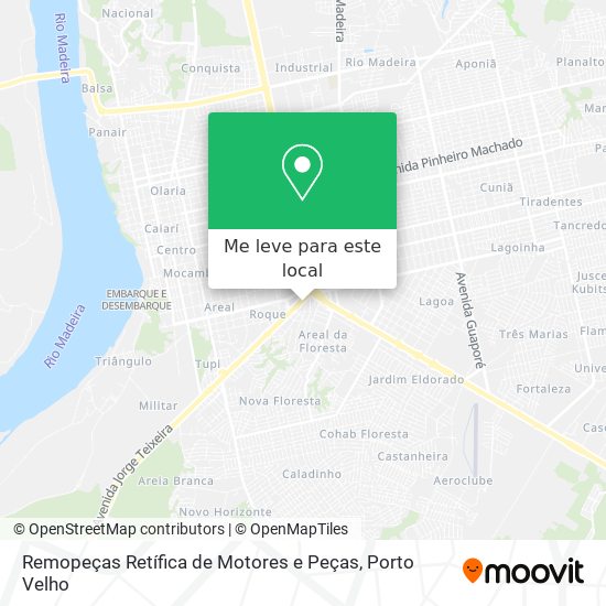 Remopeças Retífica de Motores e Peças mapa