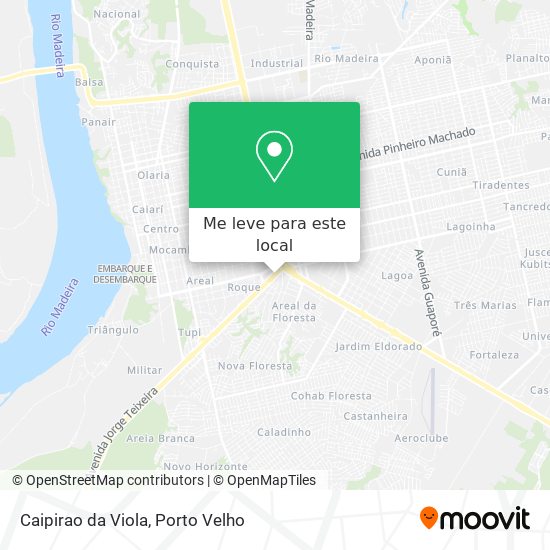 Caipirao da Viola mapa