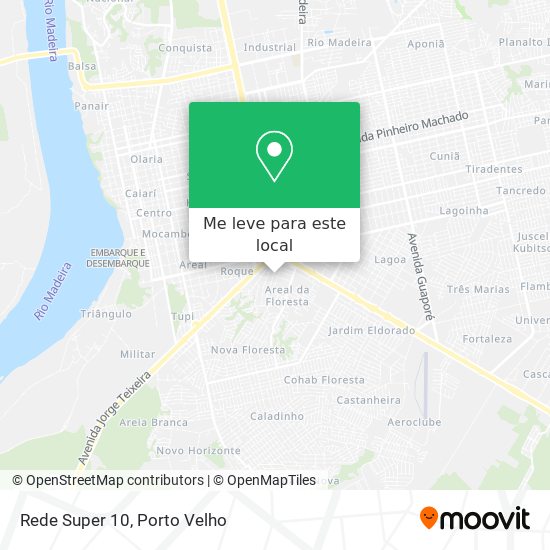 Rede Super 10 mapa