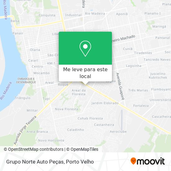 Grupo Norte Auto Peças mapa