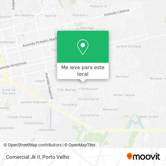 Comercial Jk II mapa