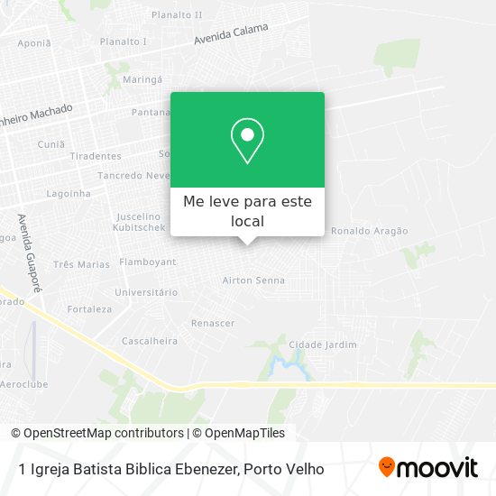 1 Igreja Batista Biblica Ebenezer mapa