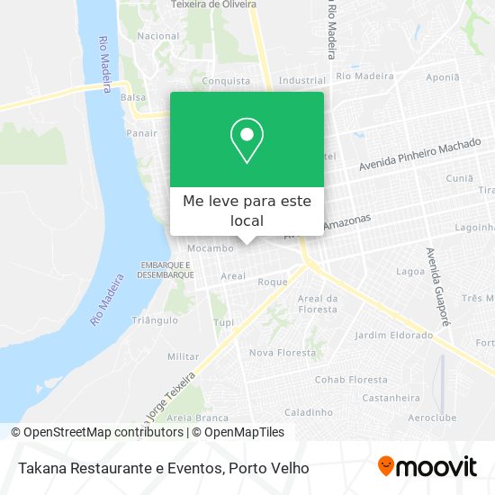 Takana Restaurante e Eventos mapa