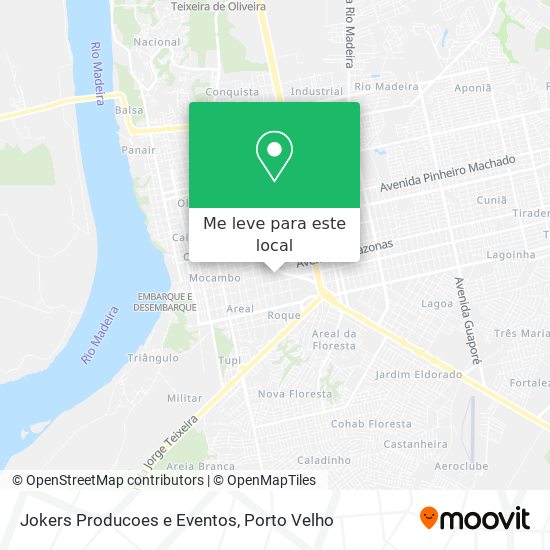 Jokers Producoes e Eventos mapa