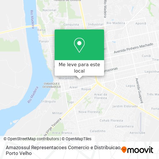 Amazossul Representacoes Comercio e Distribuicao mapa