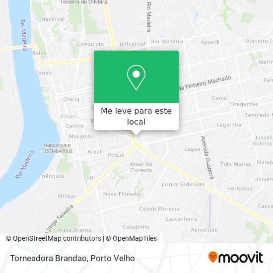 Torneadora Brandao mapa