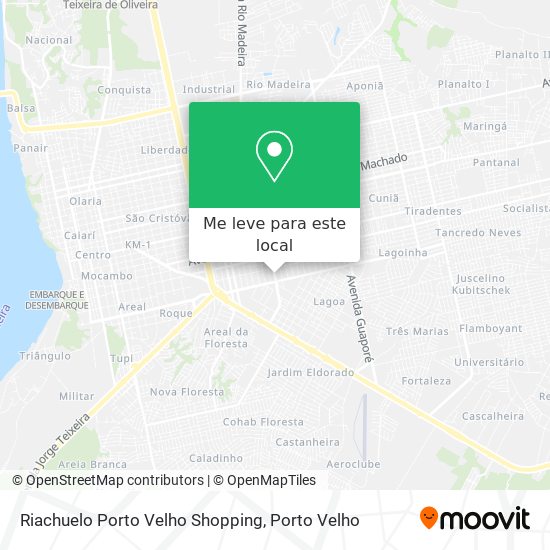 Riachuelo Porto Velho Shopping mapa