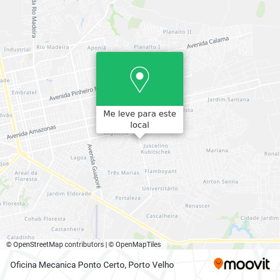 Oficina Mecanica Ponto Certo mapa