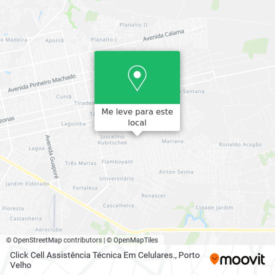 Click Cell Assistência Técnica Em Celulares. mapa