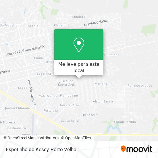 Espetinho do Kessy mapa