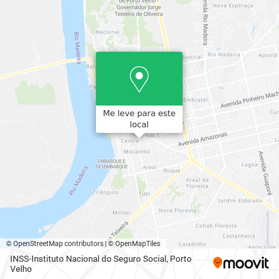 INSS-Instituto Nacional do Seguro Social mapa