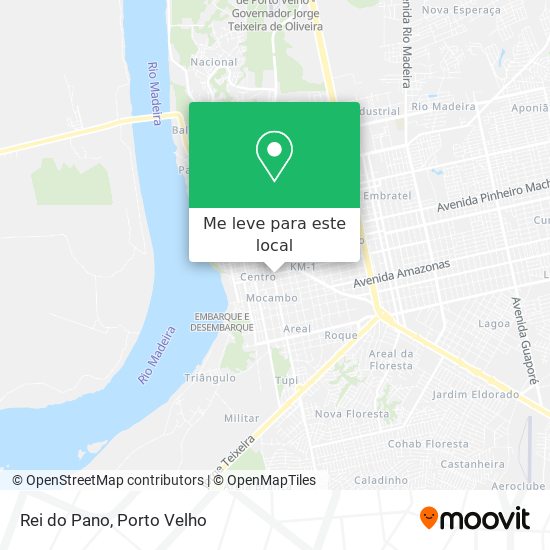 Rei do Pano mapa