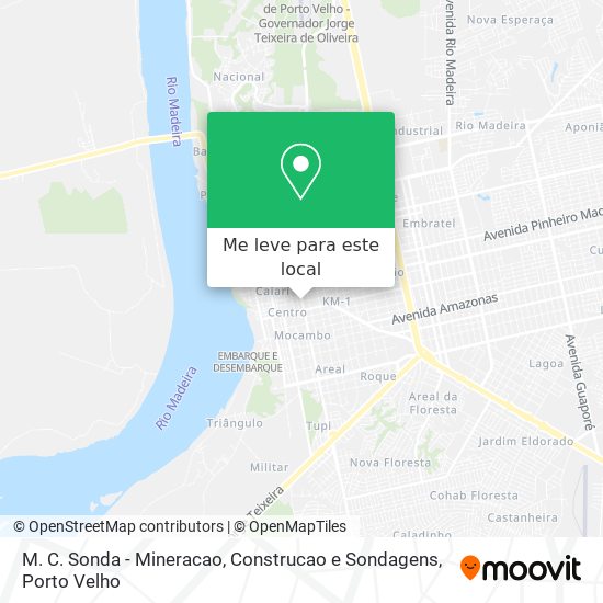 M. C. Sonda - Mineracao, Construcao e Sondagens mapa