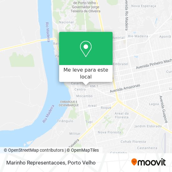 Marinho Representacoes mapa