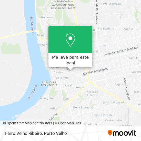 Ferro Velho Ribeiro mapa