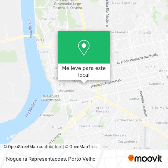 Nogueira Representacoes mapa