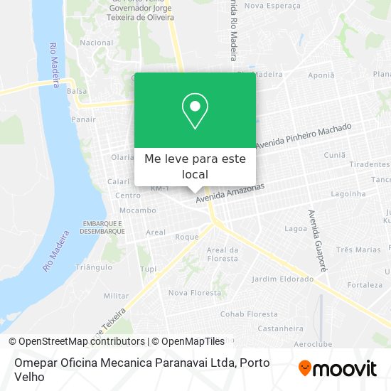 Omepar Oficina Mecanica Paranavai Ltda mapa