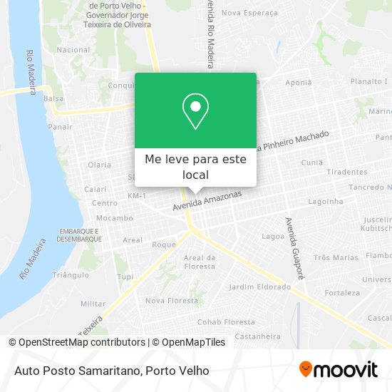 Auto Posto Samaritano mapa