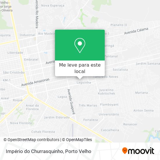 Império do Churrasquinho mapa