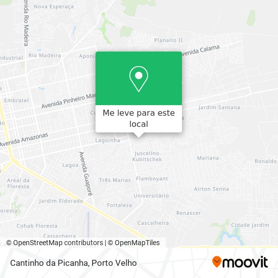 Cantinho da Picanha mapa