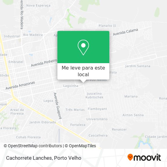 Cachorrete Lanches mapa