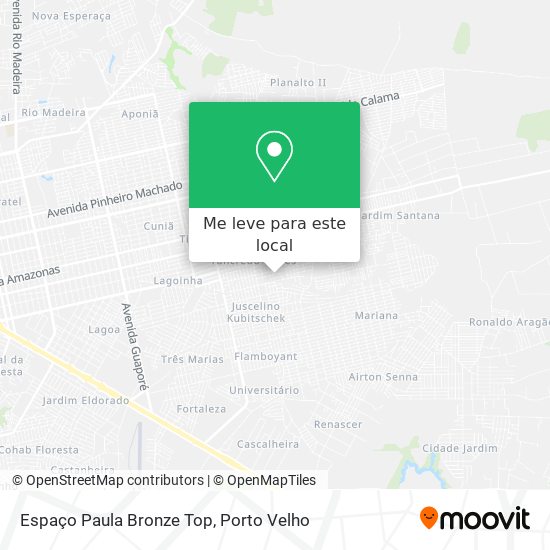 Espaço Paula Bronze Top mapa
