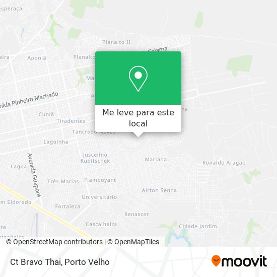 Ct Bravo Thai mapa